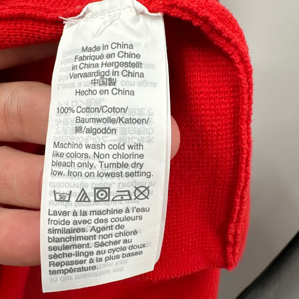 J.CREW Factory Red Vanessa Open Long Cardigan with Pockets AN051 // M - Picture 6 of 7
